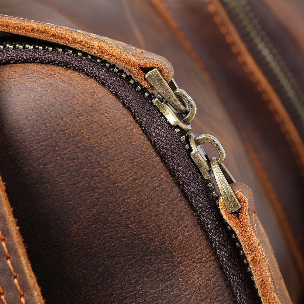 Charles - Men’s Leather Laptop Backpack