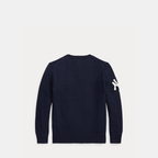 Knit Sweater with R&L Front Print