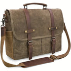 Brett - Men’s Large Capacity Waterproof Canvas Messenger Bag