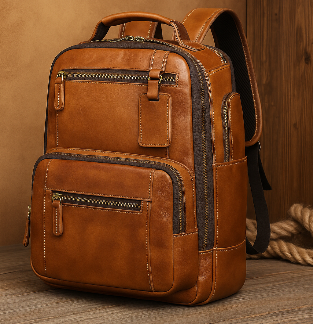 George - Classic Men’s Leather Backpack