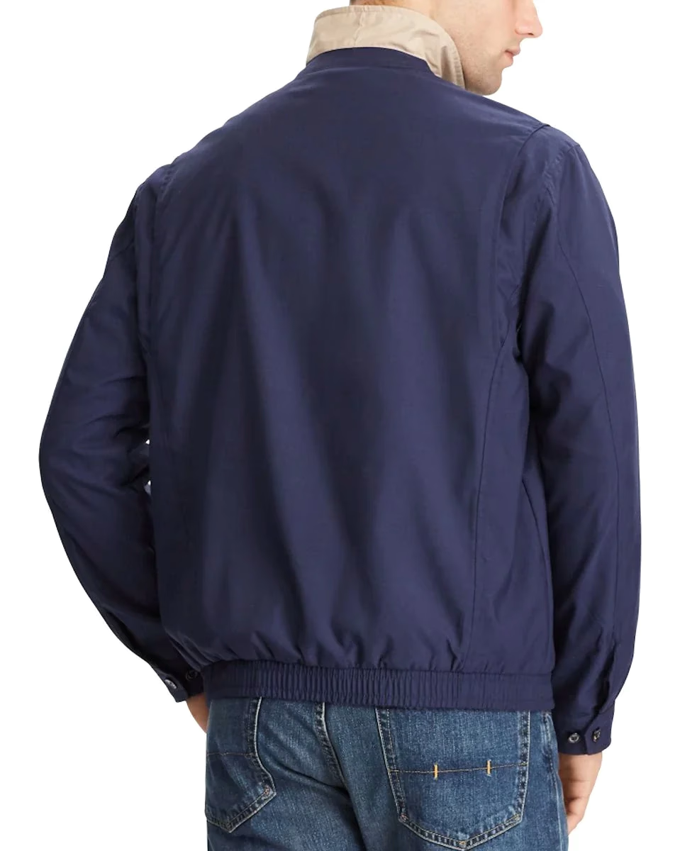 RL Navy Line Harrington Jacket – Regular Fit