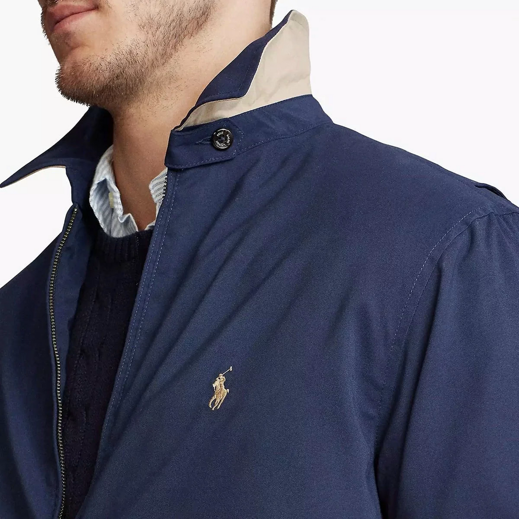 RL Navy Line Harrington Jacket – Regular Fit