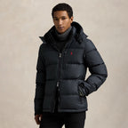 Elegant Polo RL Down Jacket in Classic Black by Gorham