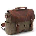Alexander - Vintage-Style Canvas Crossbody Messenger Bag