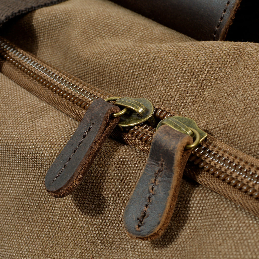 David - Mens Canvas Leather Duffle Bags