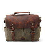Alexander - Vintage-Style Canvas Crossbody Messenger Bag