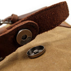 Alexander - Vintage-Style Canvas Crossbody Messenger Bag