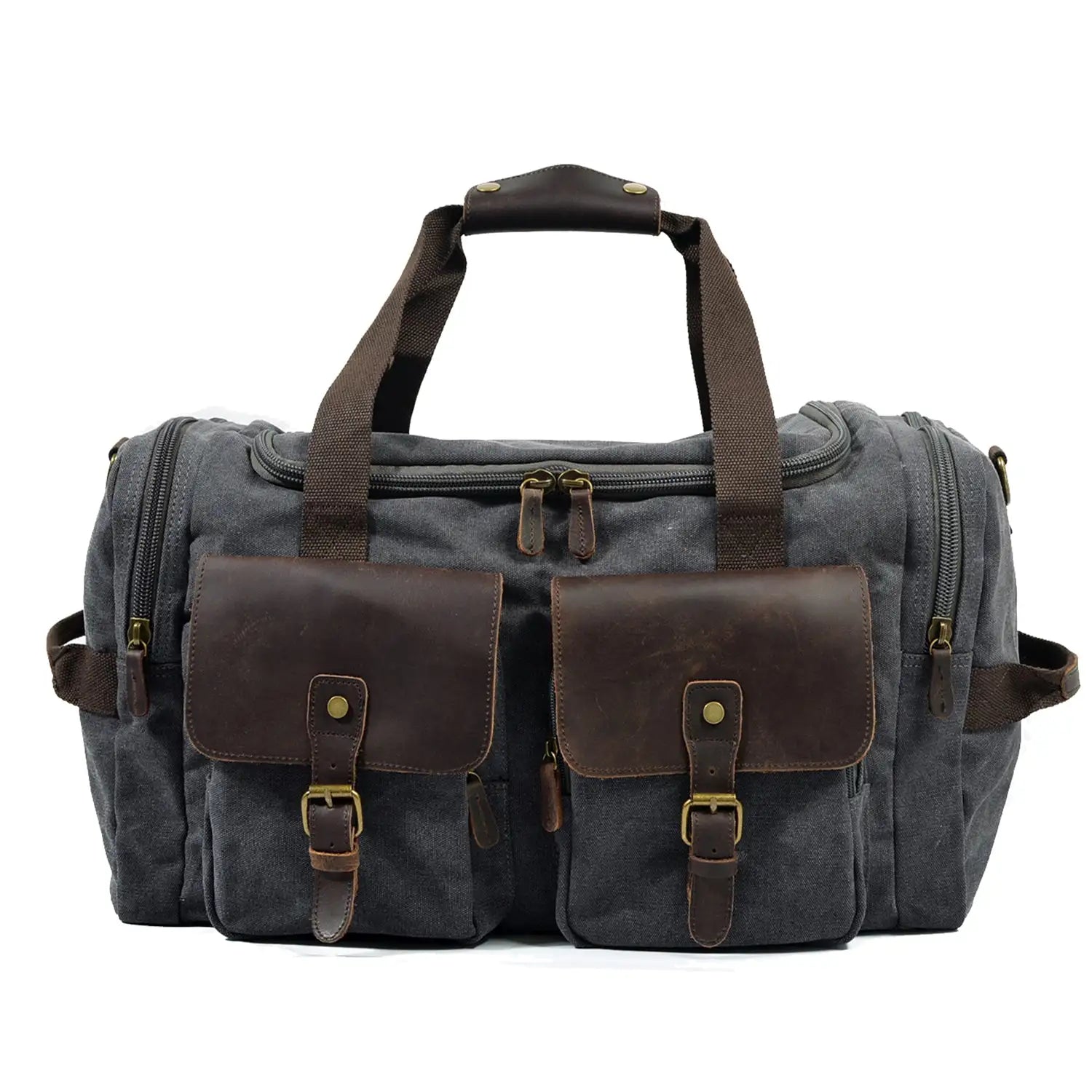 David - Mens Canvas Leather Duffle Bags
