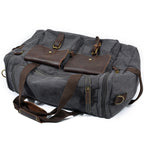 David - Mens Canvas Leather Duffle Bags