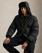Water-Repellent Ripstop Down Jacket with R&L Detail
