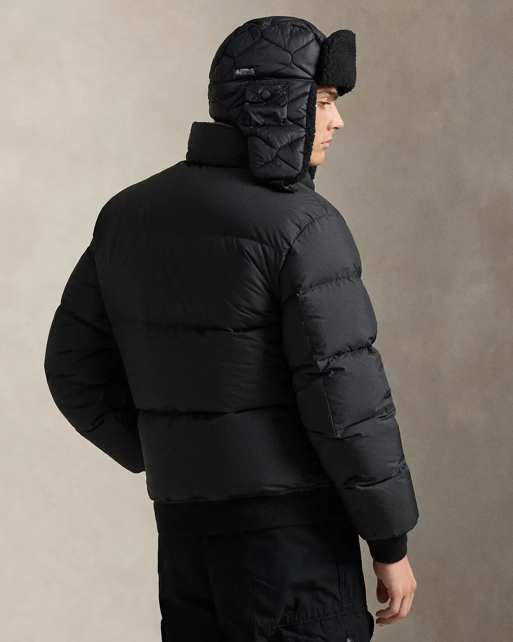 Water-Repellent Ripstop Down Jacket with R&L Detail