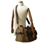 David - Mens Canvas Leather Duffle Bags