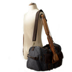 David - Mens Canvas Leather Duffle Bags